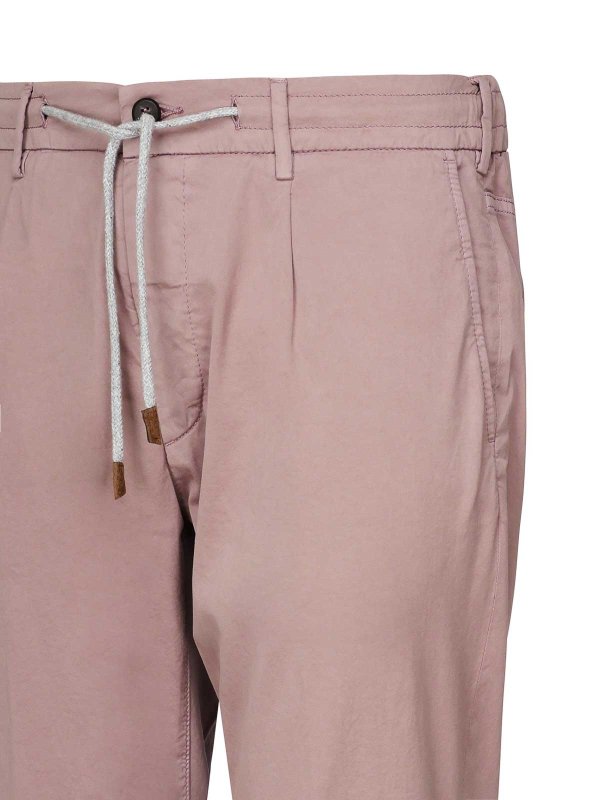 The Best Shops ELEVENTY: casual trousers - Straight Trousers With Drawstring
