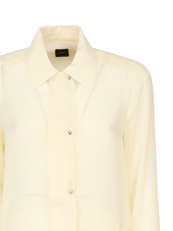 The Best Shops Pinko: Blusas - Blusa - Amarillo