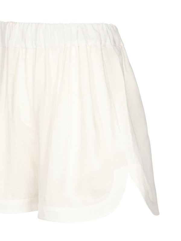 The Best Shops Pinko: トラウザーショーツ - ショートパンツ - 白