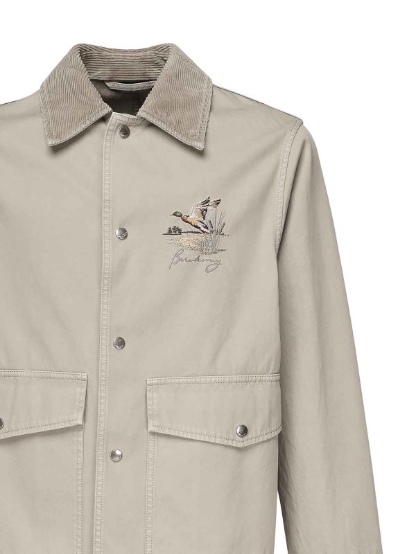 The Best Shops BURBERRY: giacche casual - Giacca con ricamo
