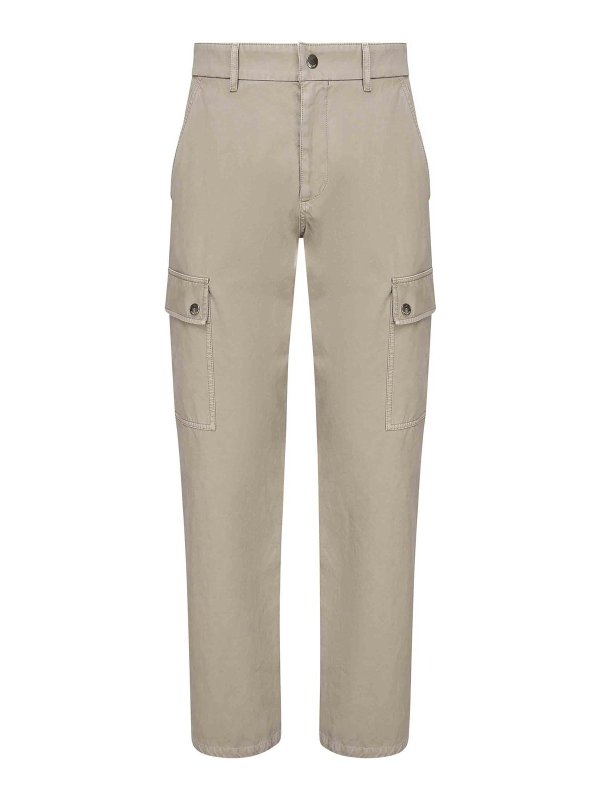 BURBERRY: casual trousers - Cotton Cargo
