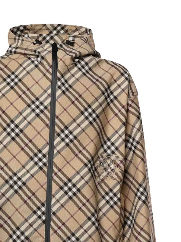 The Best Shops BURBERRY: casual jackets - Reversible Checked Jacket