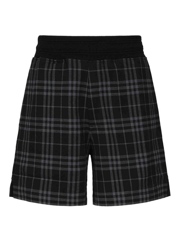 BURBERRY: Trousers Shorts - Checked Shorts