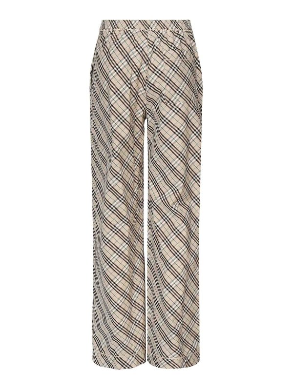 BURBERRY: pantaloni casual online - Pantaloni a quadri