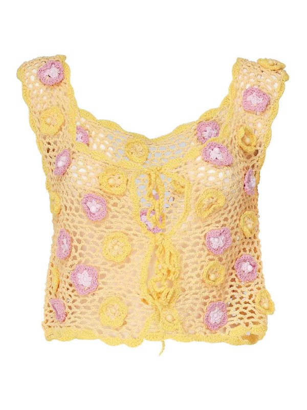 CECILIE BAHNSEN: Tops & Tank tops - Top Liwa