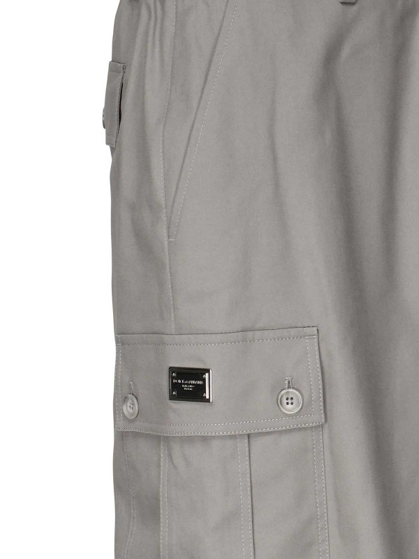 The Best Shops DOLCE & GABBANA: トラウザーショーツ - ショートパンツ - グレー