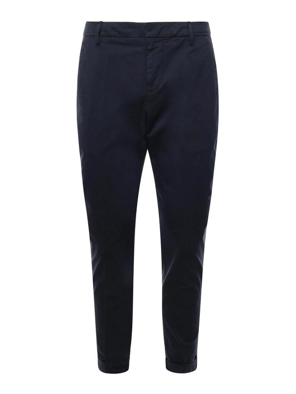 DONDUP: Trousers Shorts - Gaubert Slim Corduroy Pants