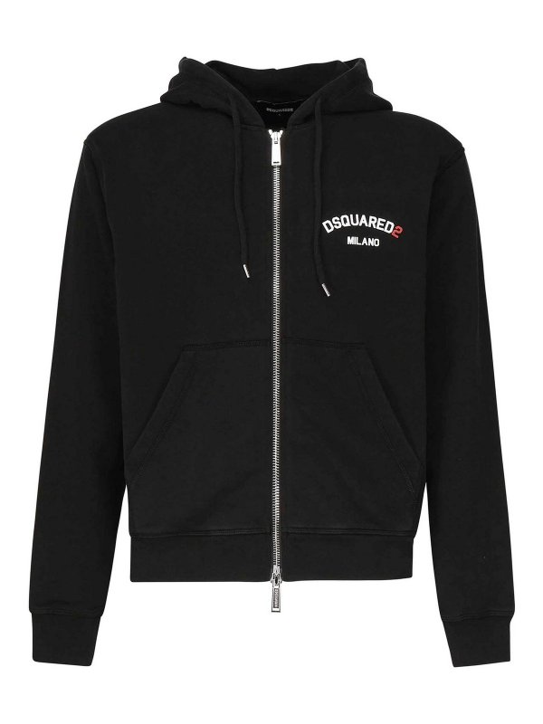 DSQUARED2: Sweatshirts und Pullover - Sweatshirt - Schwarz