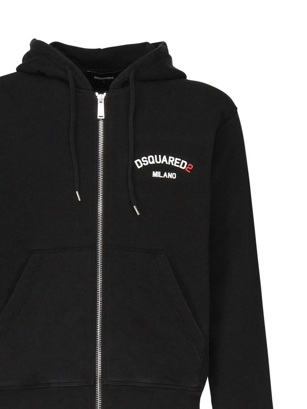 The Best Shops DSQUARED2: Sweatshirts und Pullover - Sweatshirt - Schwarz