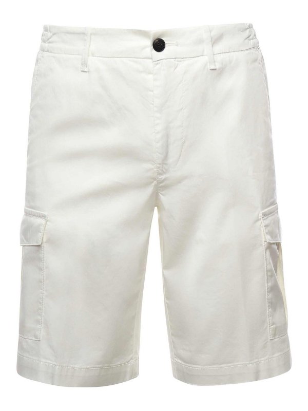 ELEVENTY: Shorts - Shorts - Blanco
