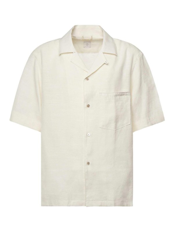 ELEVENTY: shirts - Shirt With A Wide Collar