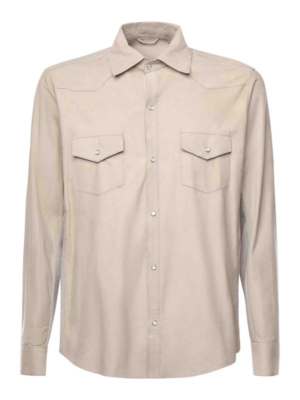 ELEVENTY: Camisas - Camisa - Beis