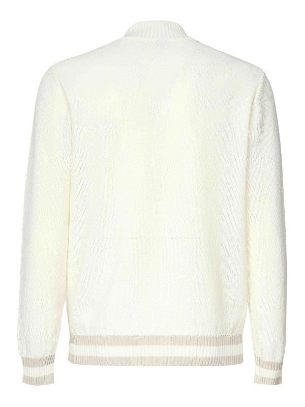 ELEVENTY: cardigans online - Cardigan With Striped Detail