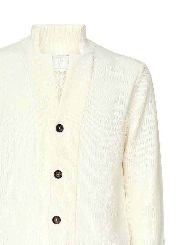 The Best Shops ELEVENTY: cardigans - Cardigan With Striped Detail