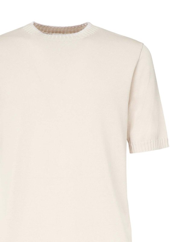 The Best Shops ELEVENTY: T-shirts - T-Shirt - Beige