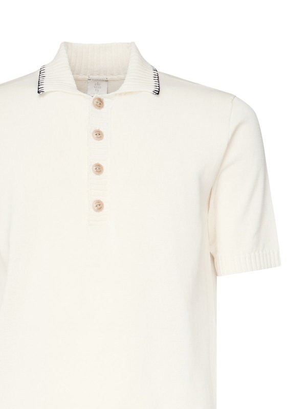 The Best Shops ELEVENTY: ポロシャツ - ポロシャツ - 白