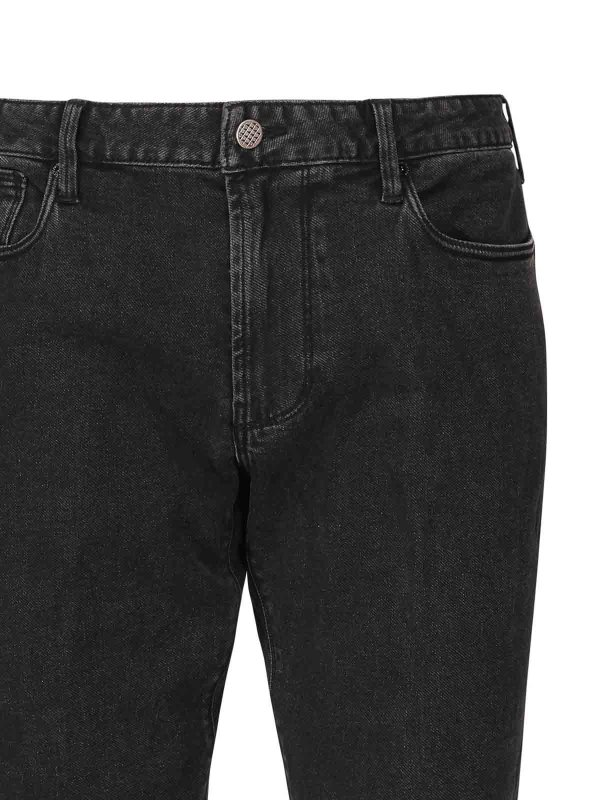 The Best Shops EMPORIO ARMANI: ブーツカットジーンズ - ブーツカットジーンズ - 黒