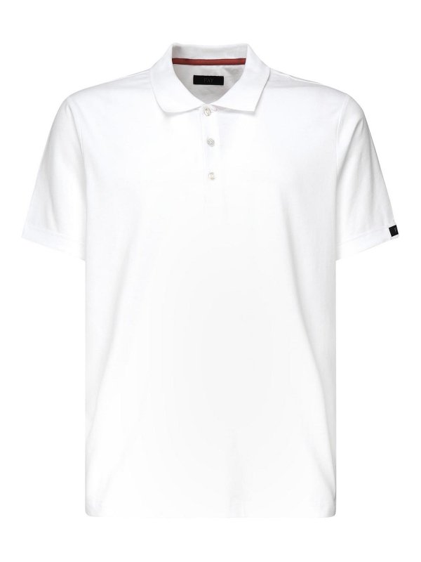 FAY: Poloshirts - Poloshirt - Weiß