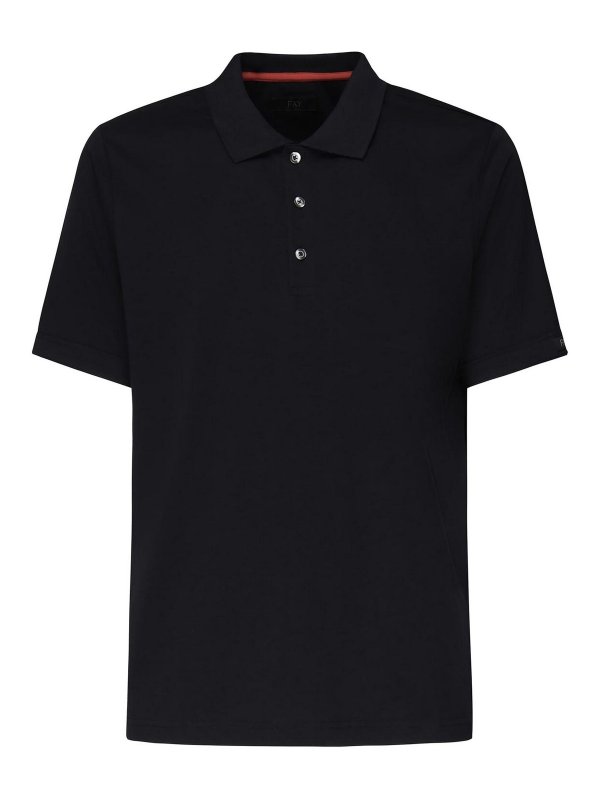 FAY: Poloshirts - Poloshirt - Schwarz