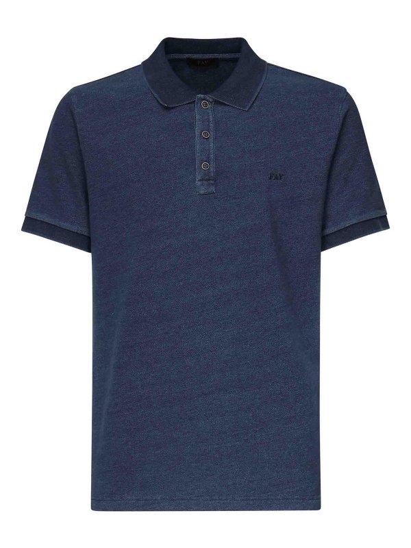 FAY: Poloshirts - Poloshirt - Blau