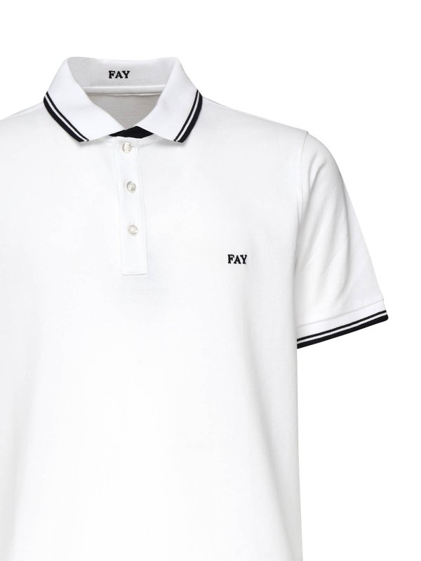 The Best Shops FAY: Poloshirts - Poloshirt - Weiß
