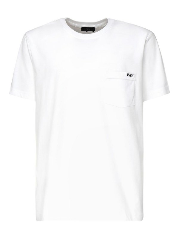 FAY: T-shirts - T-Shirt - Blanc