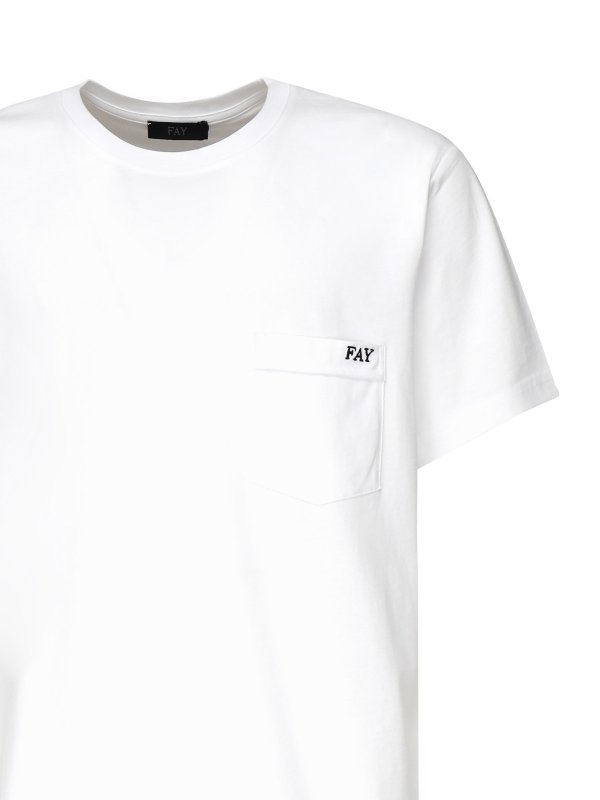 The Best Shops FAY: T-shirts - T-Shirt - Blanc