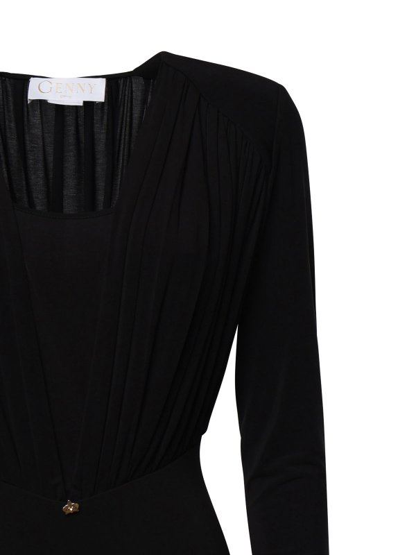 The Best Shops GENNY: Vestidos media pierna - Vestido Midi - Negro