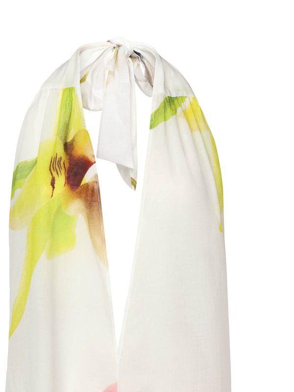 The Best Shops GENNY: maxi dresses - Long Dress With Orchid Print