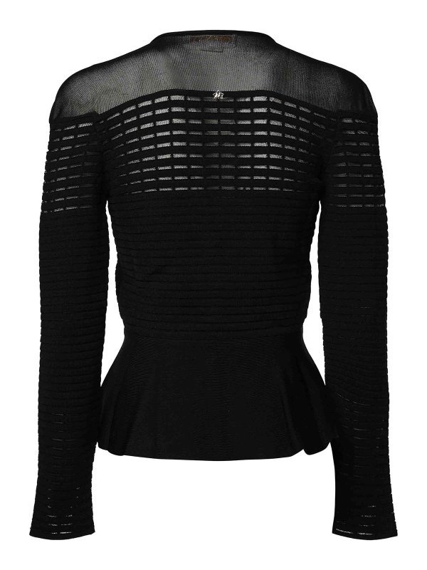 GENNY: Strickpullover mit V-Ausschnitt online - V-Pullover - Schwarz