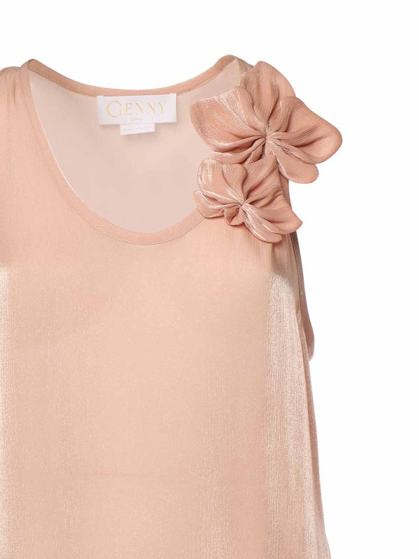 The Best Shops GENNY: Top e canotte - Top con orchidee tridimensionali