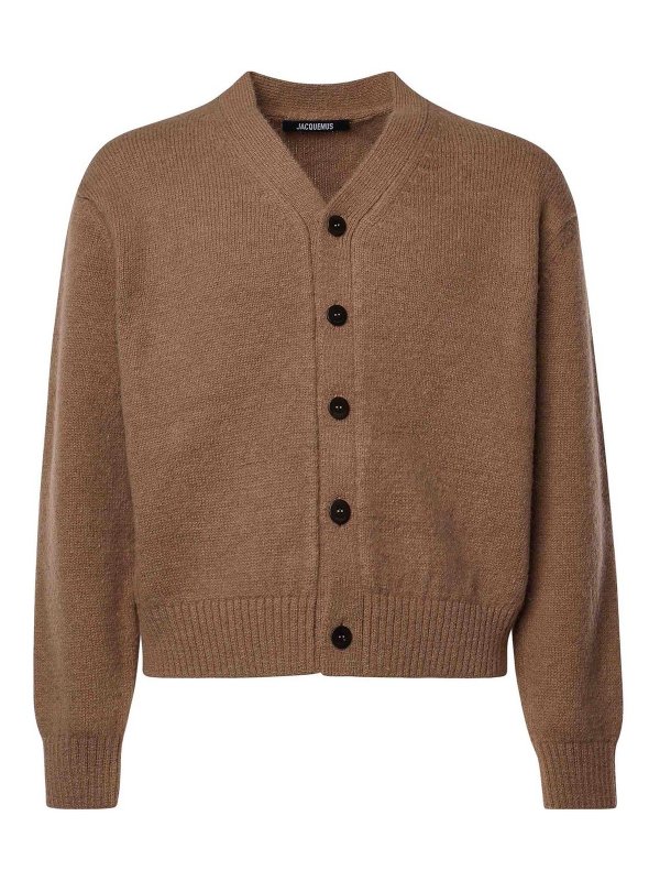 JACQUEMUS: Cardigans - Cardigan - Marron