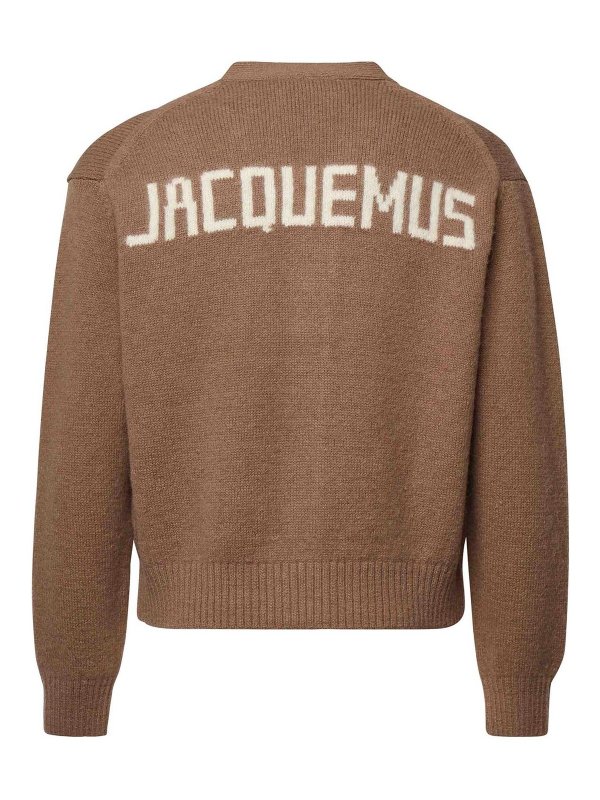 JACQUEMUS: Cardigans online - Cardigan - Marron