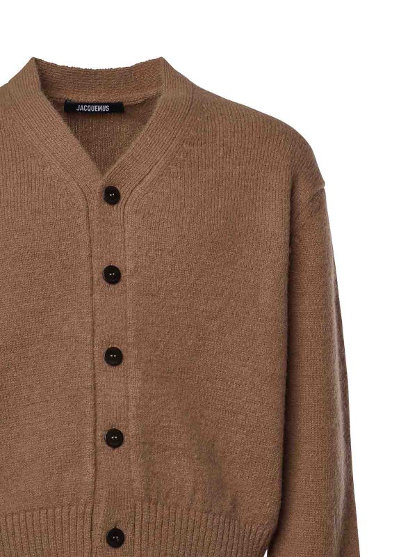 The Best Shops JACQUEMUS: Cardigans - Cardigan - Marron