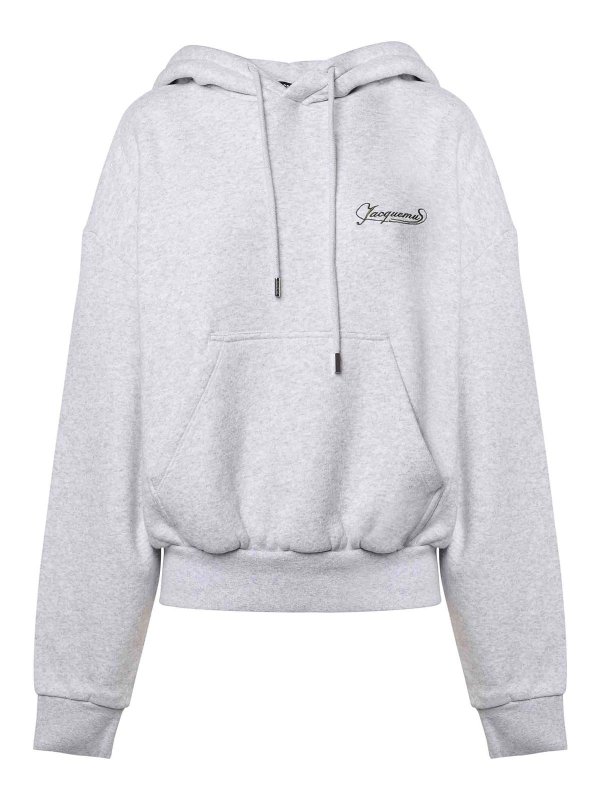 JACQUEMUS: Sudaderas y suéteres - Sudadera - Gris