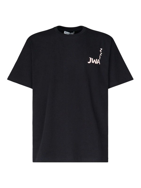 J.W. ANDERSON: t-shirts - T-Shirt With Jwa Back Print