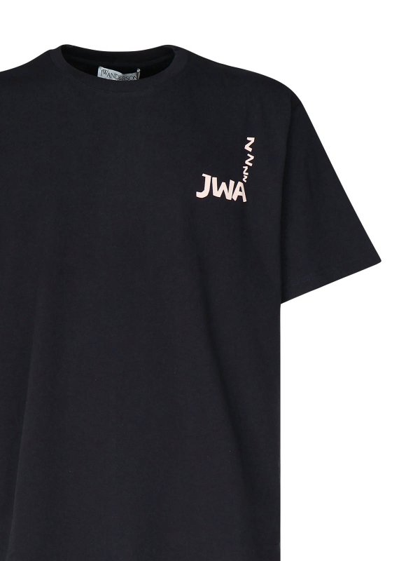 The Best Shops J.W. ANDERSON: t-shirts - T-Shirt With Jwa Back Print