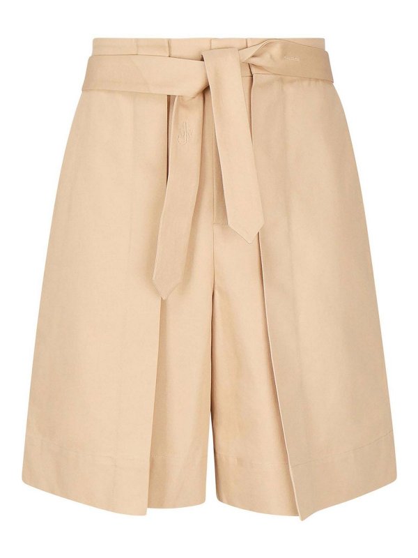 J.W. ANDERSON: トラウザーショーツ - ショートパンツ - ベージュ