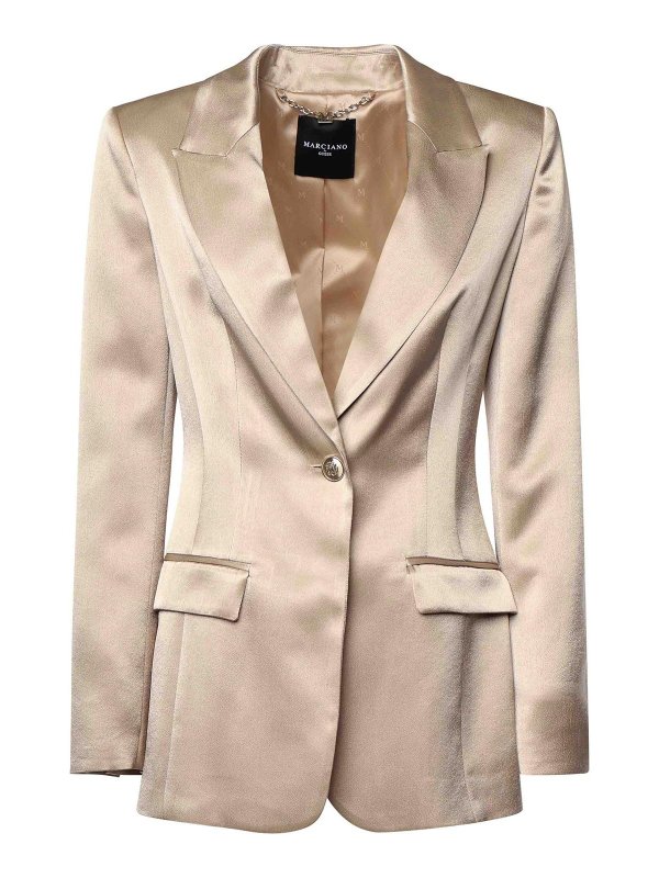 MARCIANO: ブレザー - ブレザー - 銀