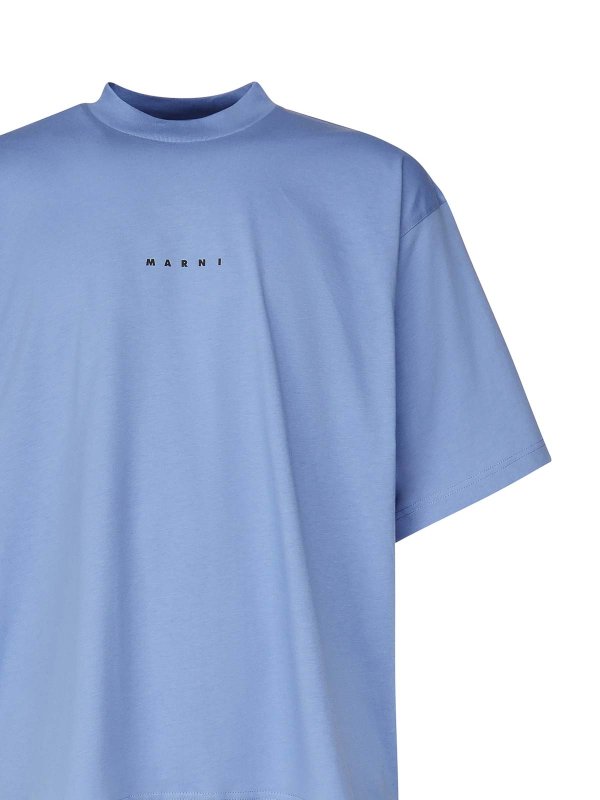 The Best Shops Marni: T-shirts - T-Shirt - Blau