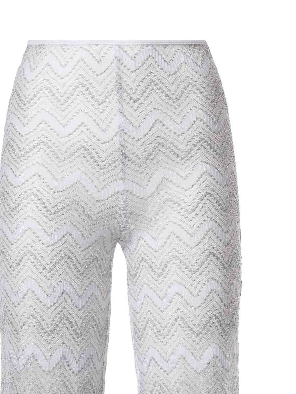 The Best Shops MISSONI: カジュアルトラウザー - カジュアルパンツ - 白