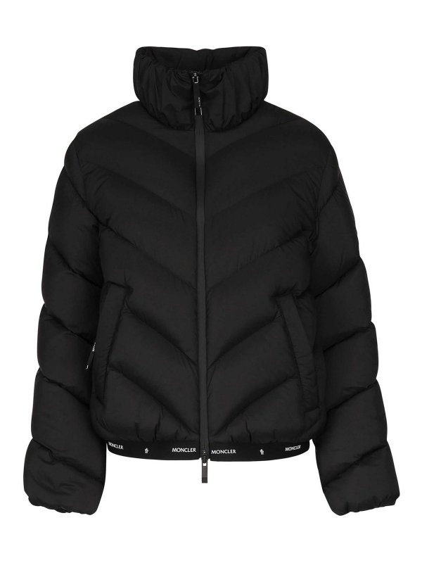 MONCLER: ダウン・ハイテクジャケット - ダウンジャケット - 黒