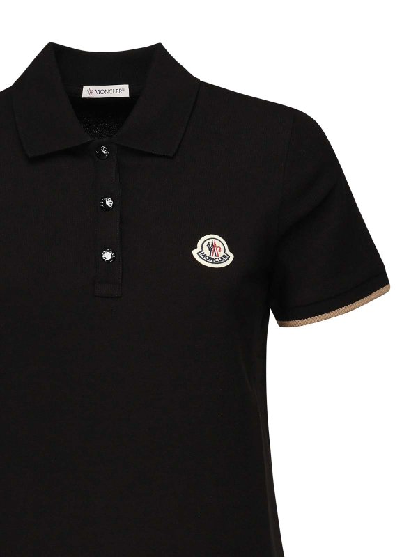 The Best Shops MONCLER: ポロシャツ - ポロシャツ - 黒