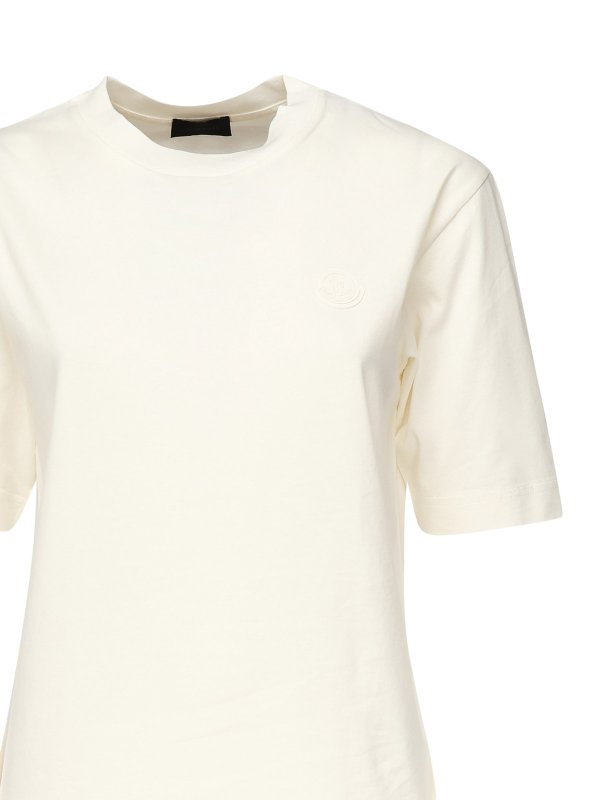 The Best Shops MONCLER: T-shirts - T-Shirt - Weiß
