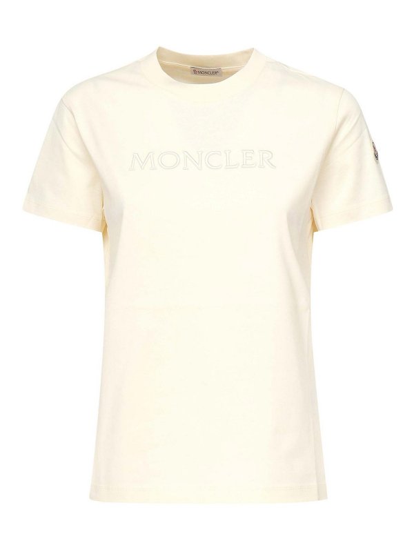 MONCLER: Camisetas - Camiseta - Blanco
