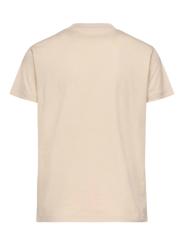 MONCLER: Camisetas online - Camiseta - Beis