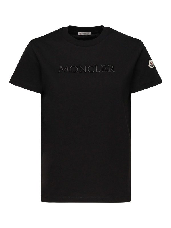 MONCLER: Camisetas - Camiseta - Negro