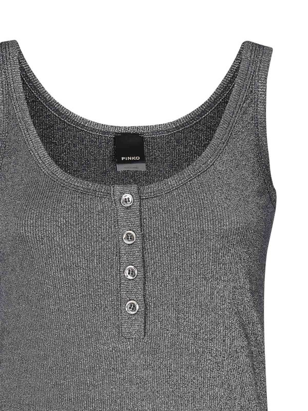 The Best Shops Pinko: Tops und Tank Tops - Top - Grau