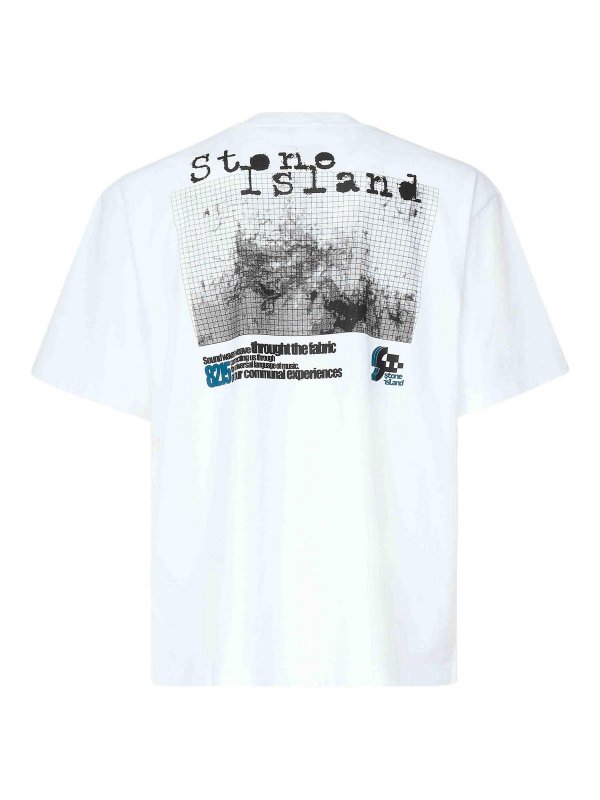 STONE ISLAND: T-shirts online - T-Shirt - Blanc