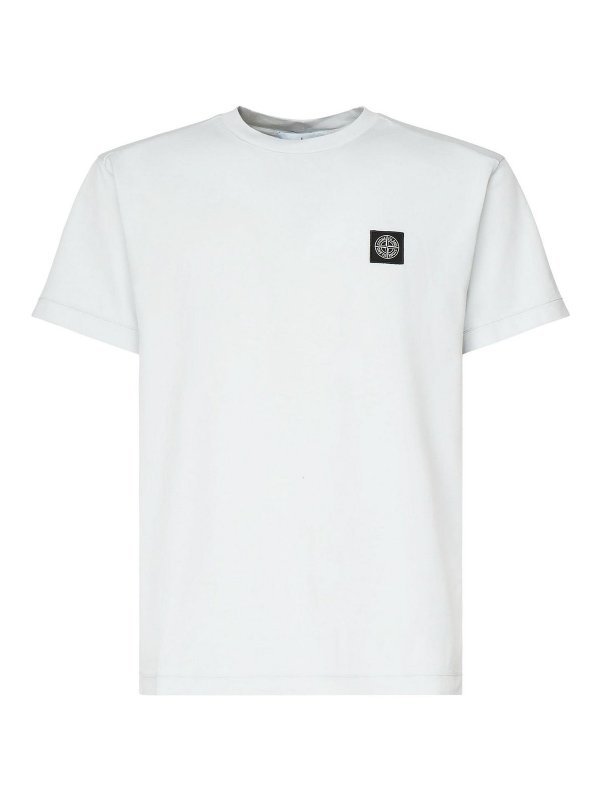STONE ISLAND: Camisetas - Camiseta - Blanco